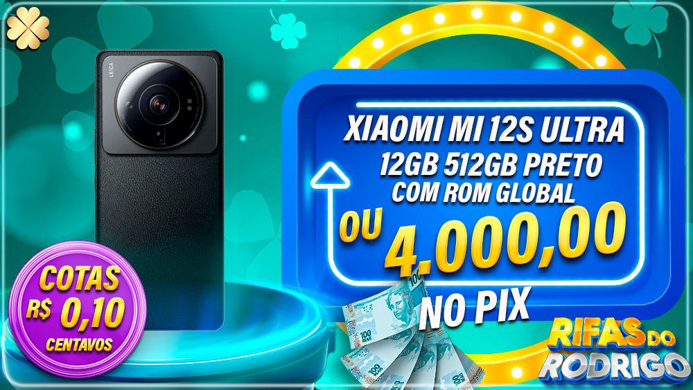 XIAOMI 12S ULTRA 12GB 512GB PRETO ROM GLOBAL XIAOMI.EU OU R$4.000 NO PIX